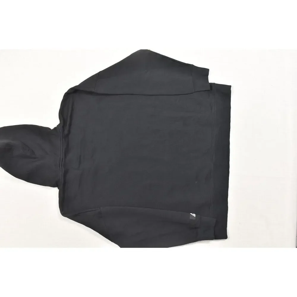 Reebok Men's Black Hoodie Sweatshirt Graphic Logo Cotton Blend Fleece 3XL